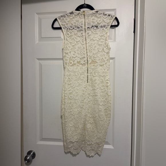 Windsor Floral Lace Mini Dress - White - Picture 2 of 3